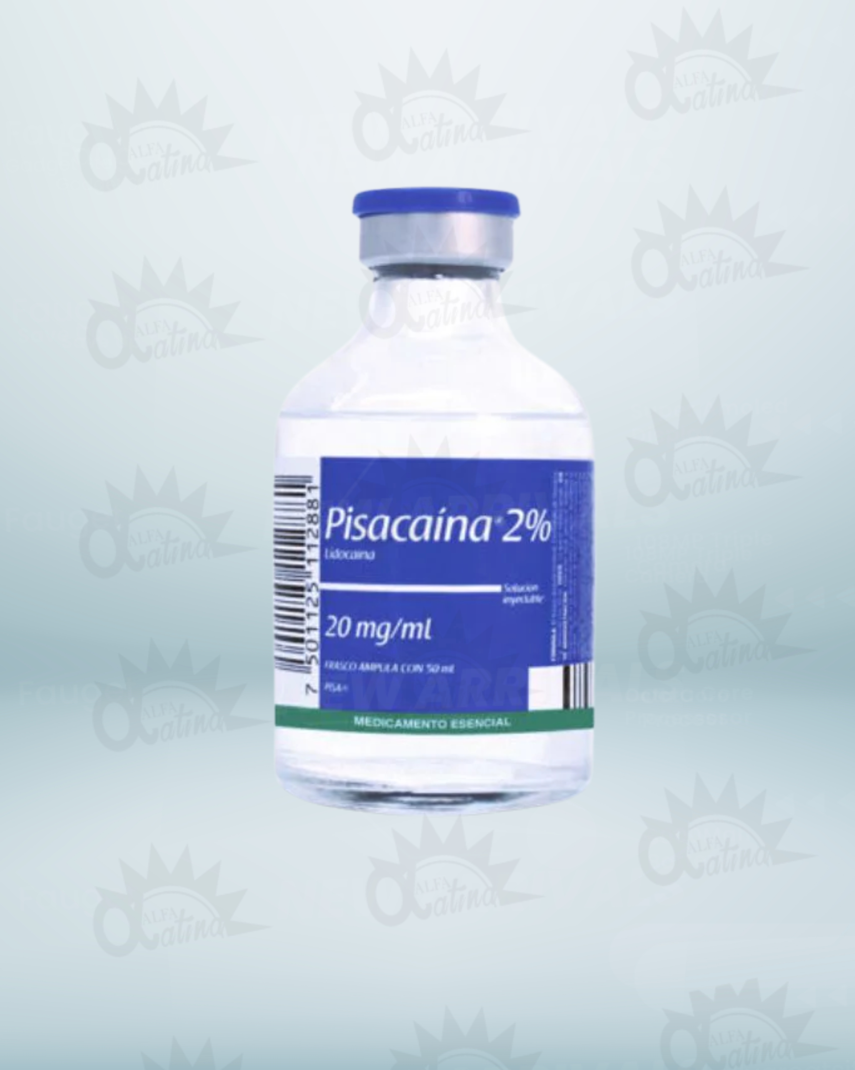 LIDOCAINA AL 2% SIN EPINEFRINA  AZUL